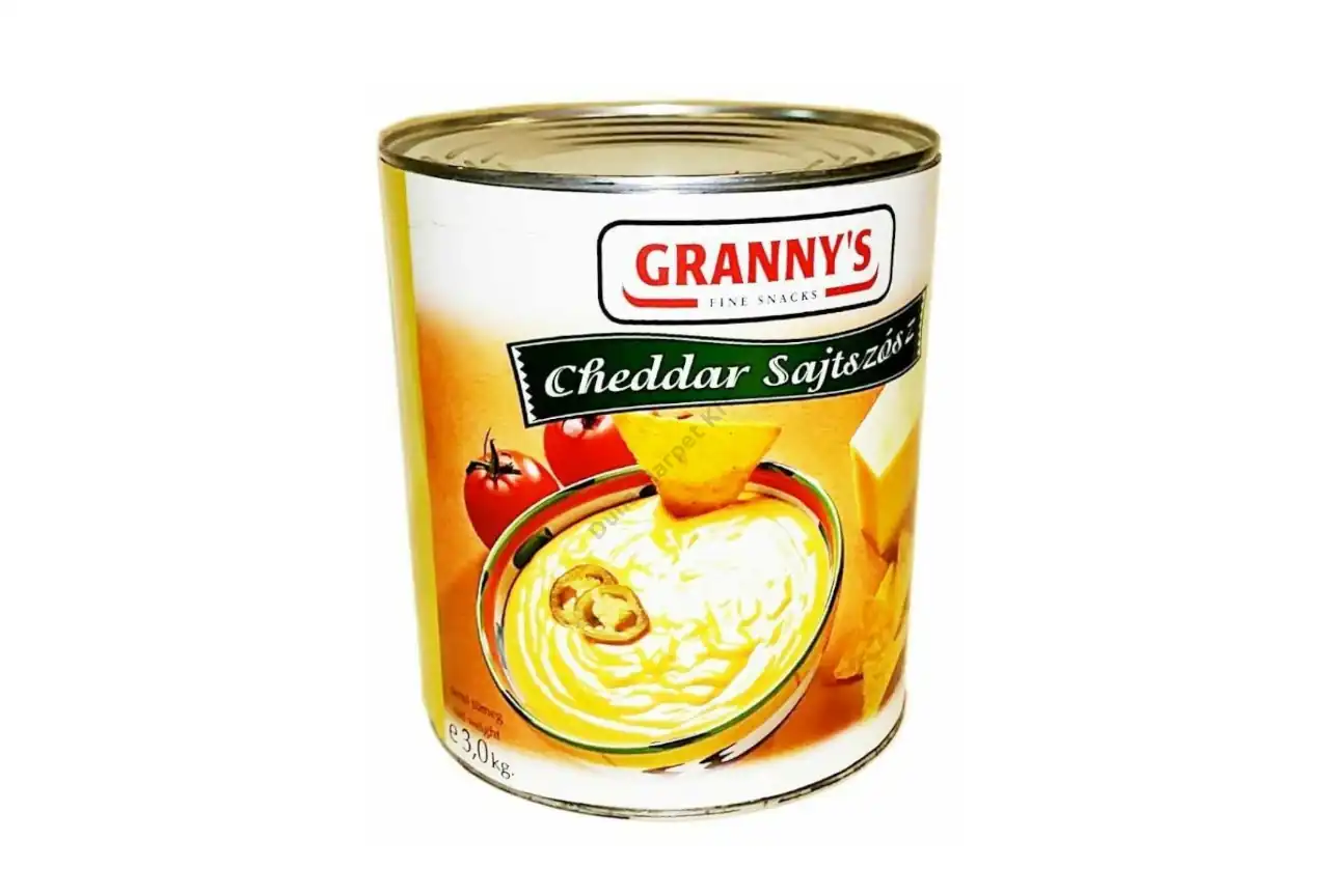 Granny's Cheddar ízű szósz, konzerves 2,9 kg